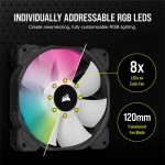 Galery – CAIXA VENTILADOR CORSAIR SP SERIES SP120 RGB ELITE 120MM COM AIRGUIDE SINGLE PACK CO-9050108-WW0