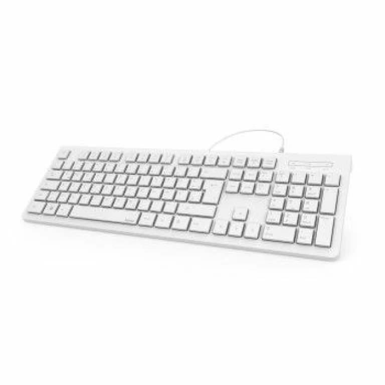 Thumbnail-Teclado HAMA KC-200, básico, White – 182680