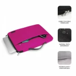 Galery – Capa para computador SUBBLIM elegante capa para laptop 13,3-14″ rosa0