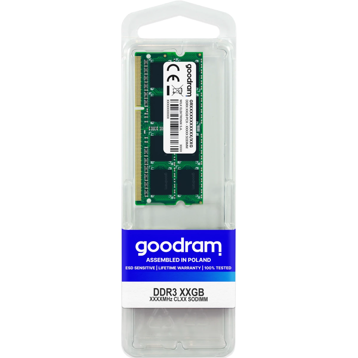 Thumbnail-Goodram 4GB DDR3 PC3-12800 módulo de memória 1 x 4 GB 1600 MHz