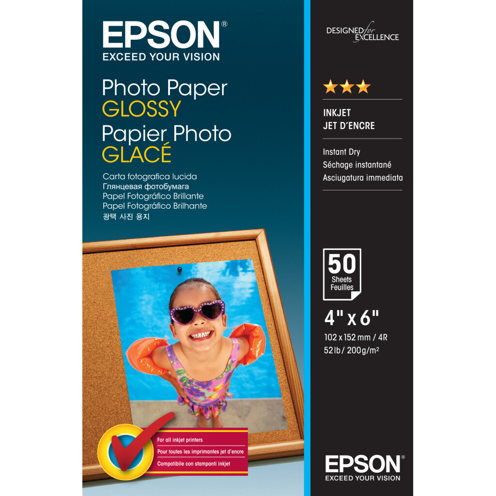 Thumbnail-Epson Photo Paper Glossy papel fotográfico Brilho