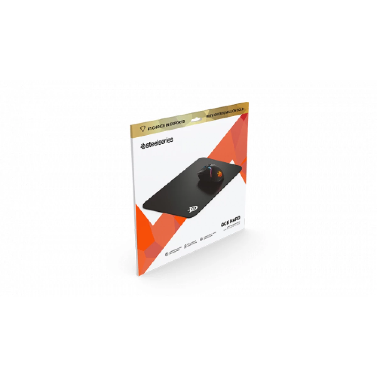 Galery – Tapete de rato duro para jogos Steelseries QcK preto0