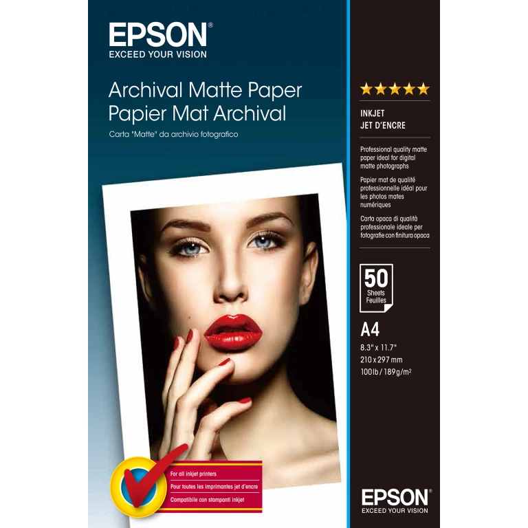 Thumbnail-Epson Archival, DIN A4, 192 g/m²