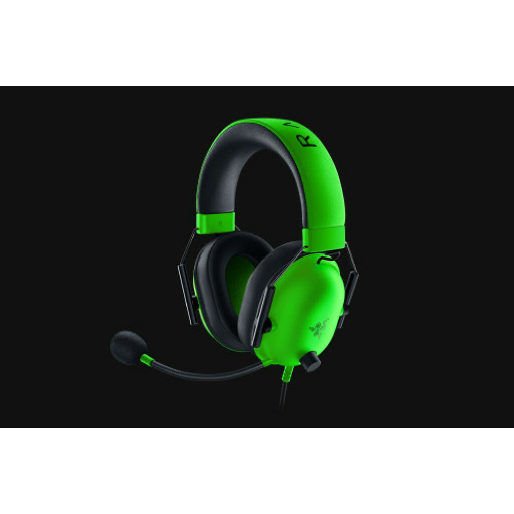 Thumbnail-Razer BlackShark V2 X Auriculares com fio para faixa de jogo verde, preto