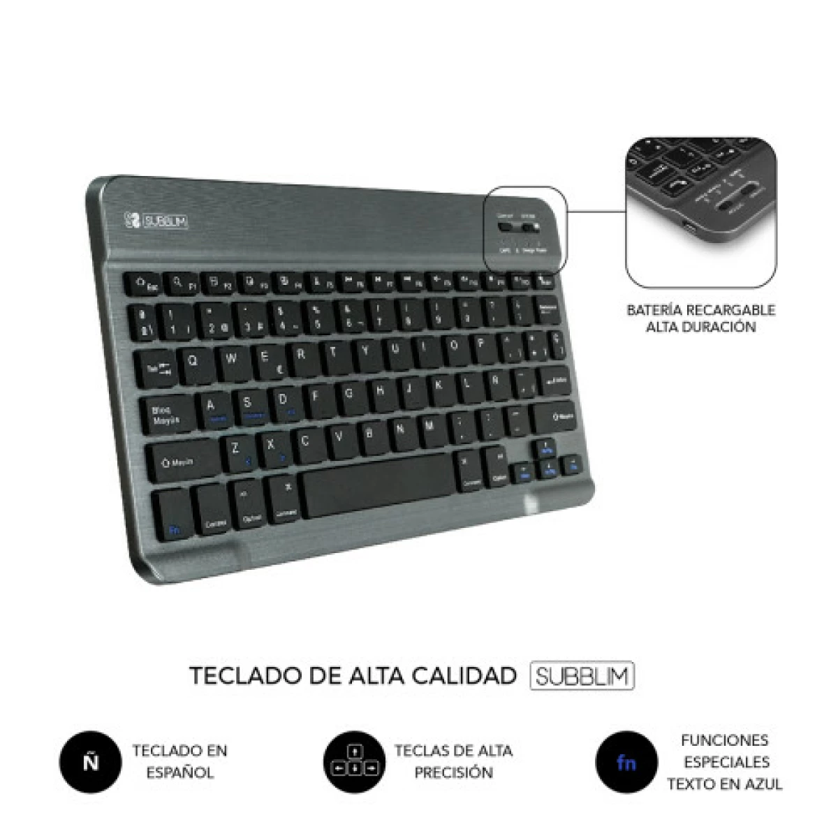 Galery – Capa SUBBLIM com teclado KeyTab Pro BT Lenovo Tab M10 FHD Plus 10,3″ TB-X6060