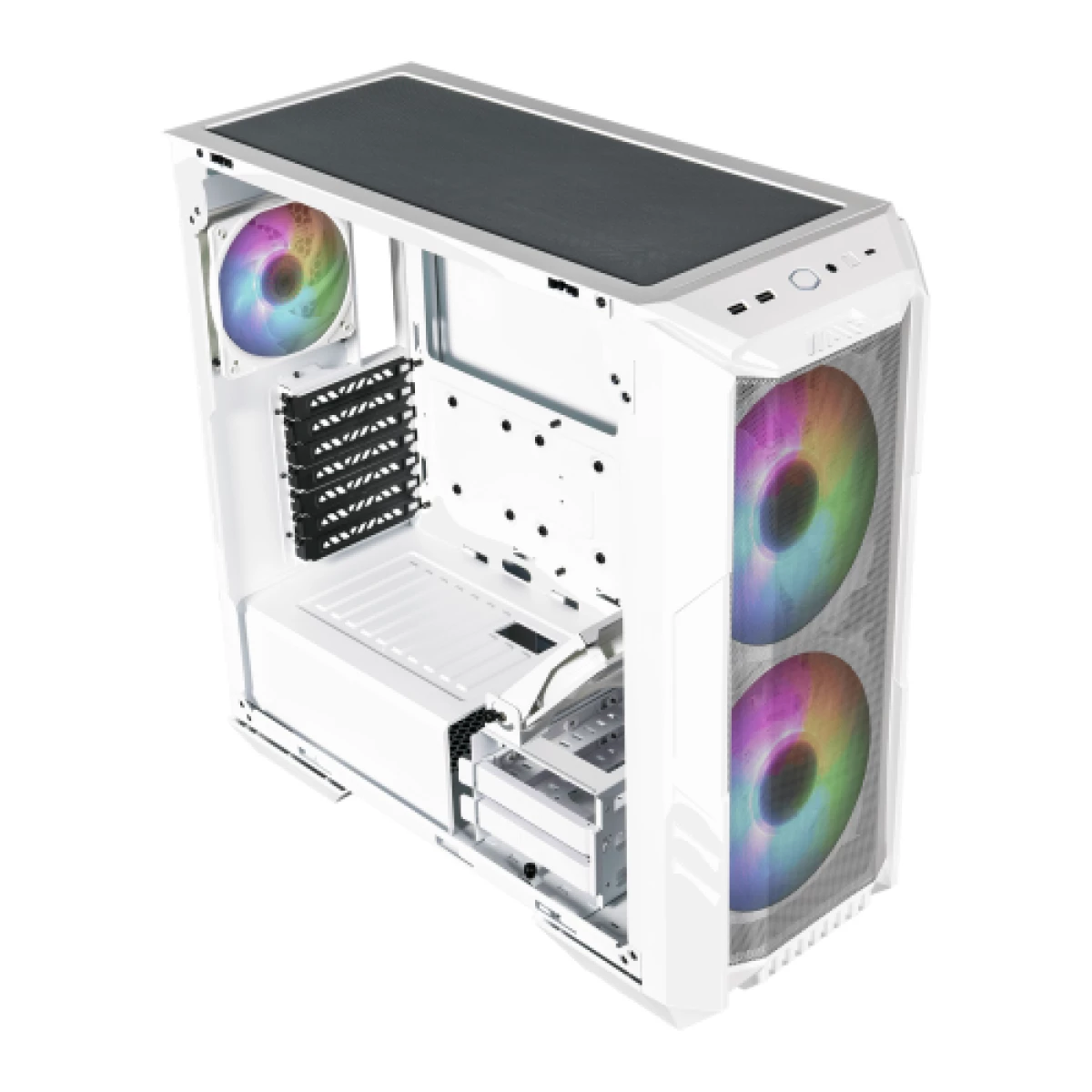 Galery – CAIXA COOLER MASTER HAF500 E-ATX ARGB VIDRO TEMPERADO BRANCO (H500-WGNN-S00)0