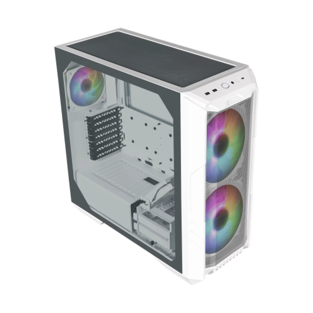 Galery – CAIXA COOLER MASTER HAF500 E-ATX ARGB VIDRO TEMPERADO BRANCO (H500-WGNN-S00)0