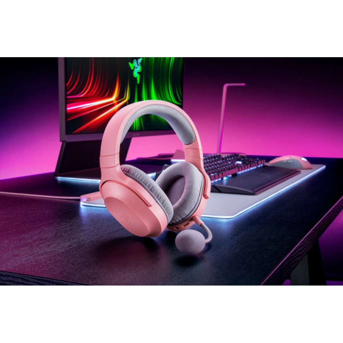 Galery – Razer Barracuda X Fones de ouvido sem fio e com fio Juego USB tipo C Bluetooth rosa0