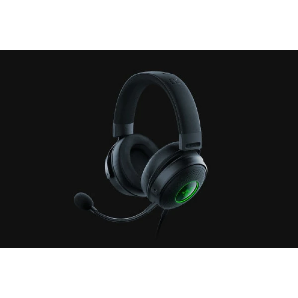 Thumbnail-Razer Kraken V3 Fones de ouvido com fio para jogo USB tipo A preto