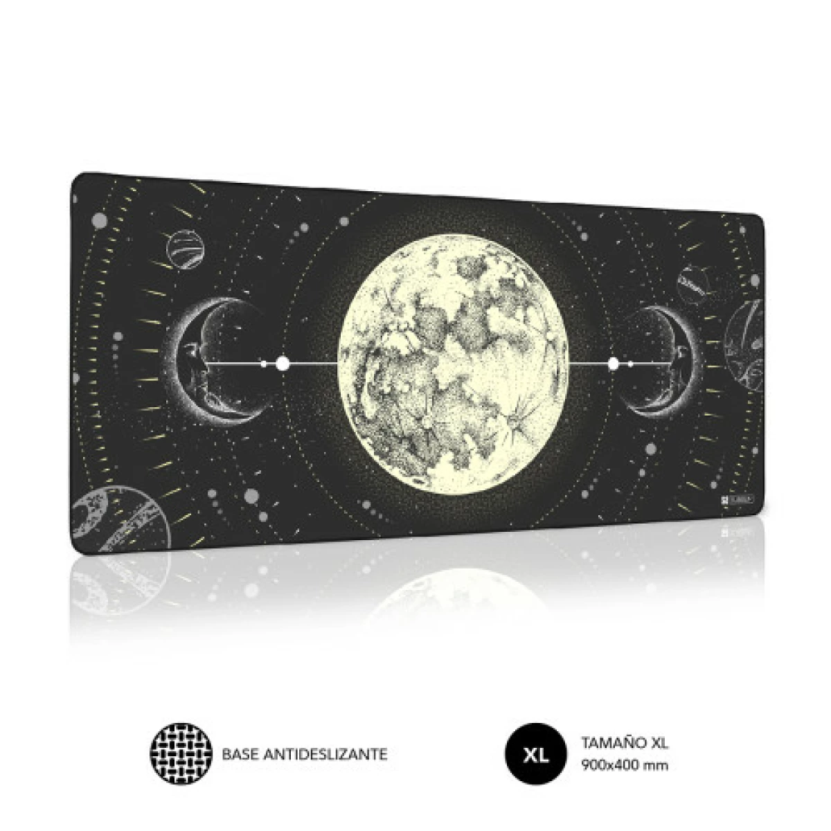 Thumbnail-SUBBLIM Mouse Pad Lunar XL 900x400x3