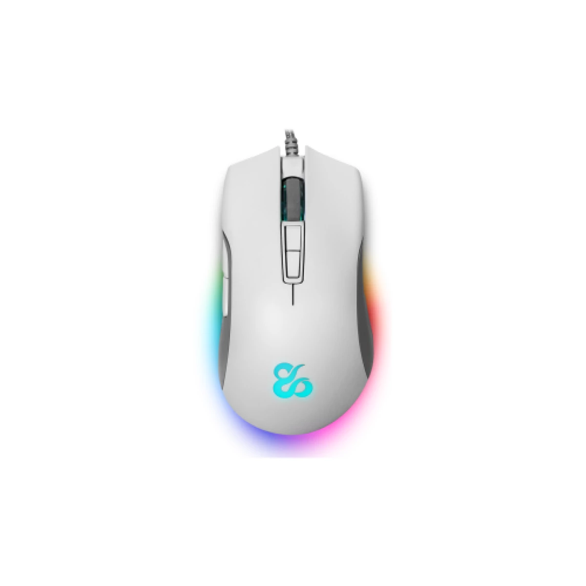 Galery – Mouse Newskill Gaming Eos Ivory Ambidestro USB tipo A 16000 DPI0