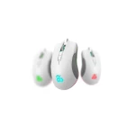 Galery – Mouse Newskill Gaming Eos Ivory Ambidestro USB tipo A 16000 DPI0