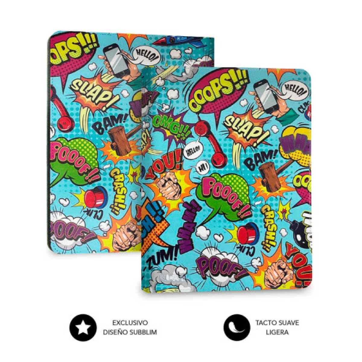 Galery – Capa SUBBLIM com teclado Keytab Pro BT Trendy Comic0