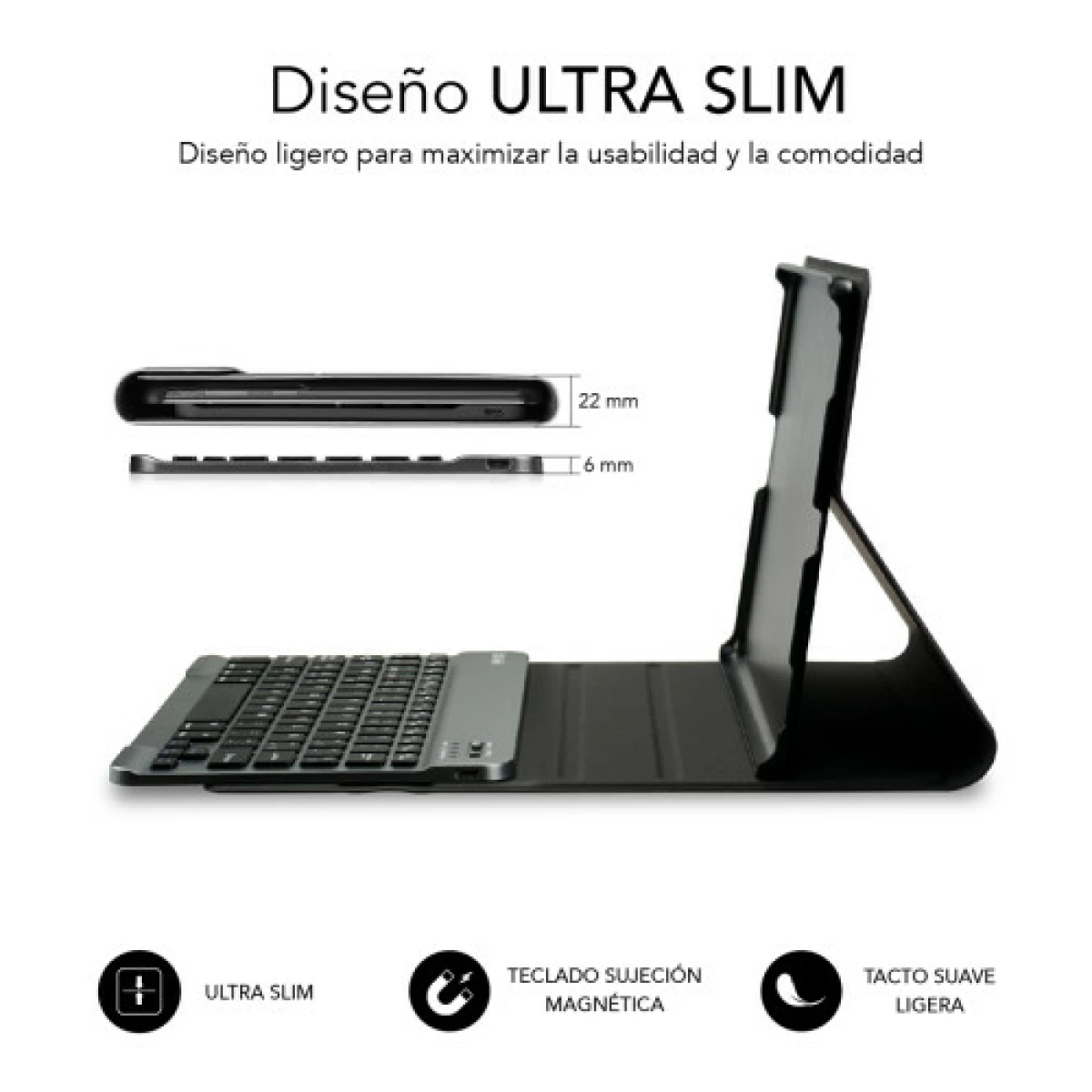 Galery – Capa SUBBLIM com teclado KeyTab Pro BT Lenovo Tab M10 Plus 3ª geração 10,6” TB-125F/128F0