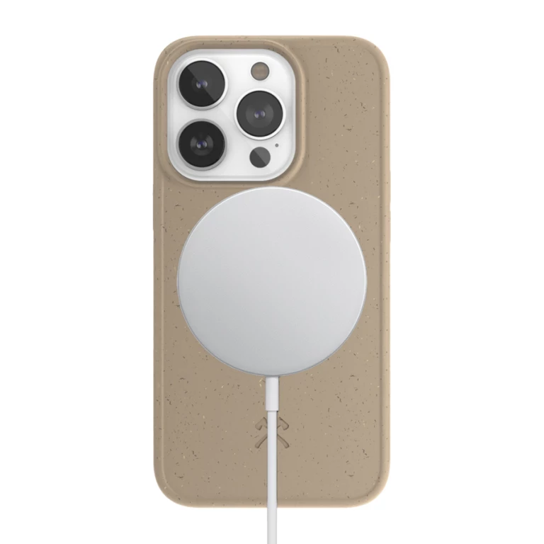 Thumbnail-Capa Woodcessories Bio Antimicrobial Magsafe Taupe/Biomaterial para iphone 14 Pro Max