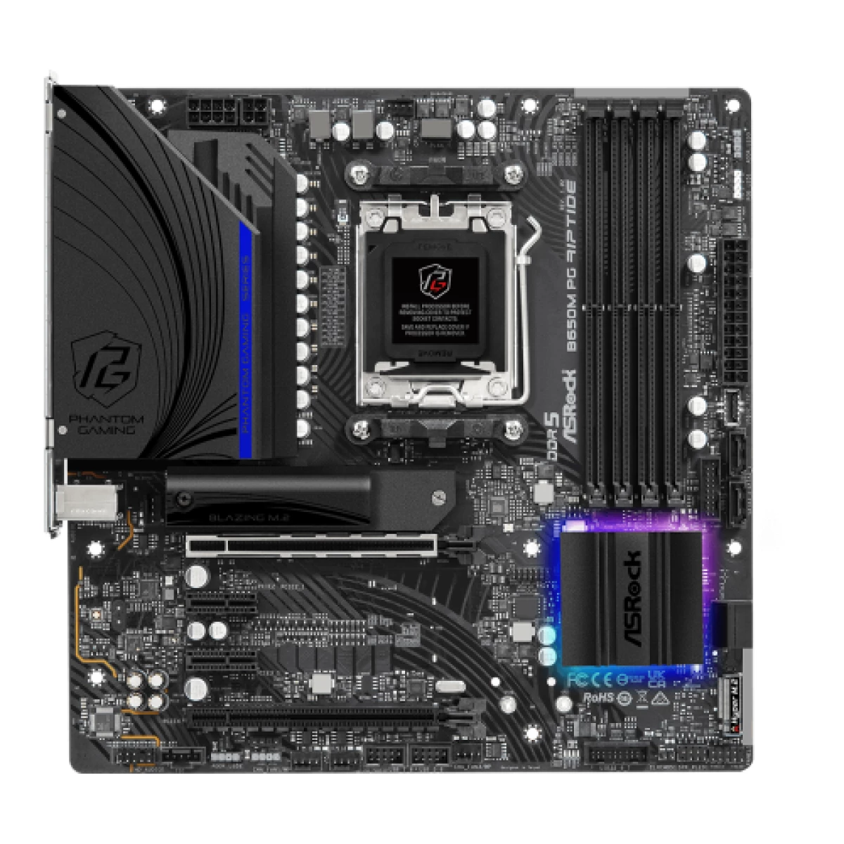 Thumbnail-Asrock B650M PG Riptide AMD B650 Soquete AM5 micro ATX