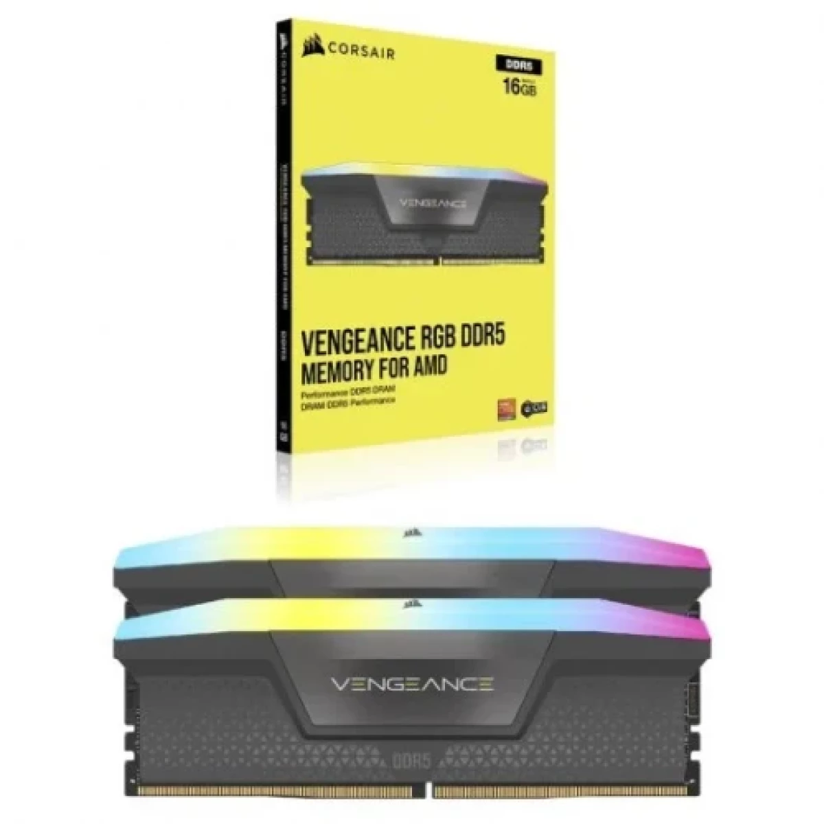 Galery – MEMÓRIA CORSAIR DDR5 32GB 2X16GB PC6000 VINGANÇA RGB CMH32GX5M2D6000Z36K0