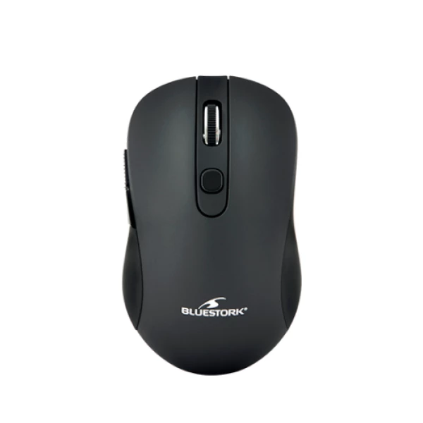 Thumbnail-MOUSE SEM FIO BLUESTORK – 2,4 GHZ – 6 BOTÕES – CINZA METÁLICO (M-WL-OFF60-PRETO)