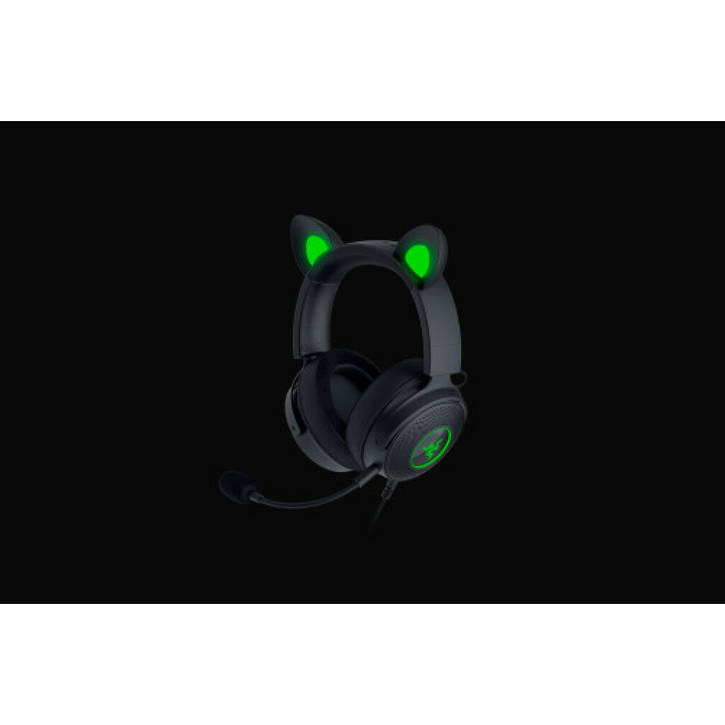 Thumbnail-Razer Kraken Kitty V2 Pro Fones de ouvido com fio Faixa de cabeça para jogos USB tipo A preto