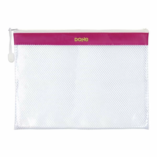 Thumbnail-Bolsa Dohe PVC com Zíper – 32x24mm – Ideal para Documentos A4 – Resistente e Durável