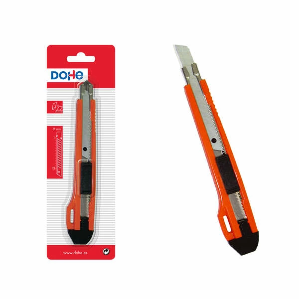 Thumbnail-Cortador de plástico resistente Dohe – Lâminas de corte de aço – Sistema de travamento da lâmina – Guia de metal