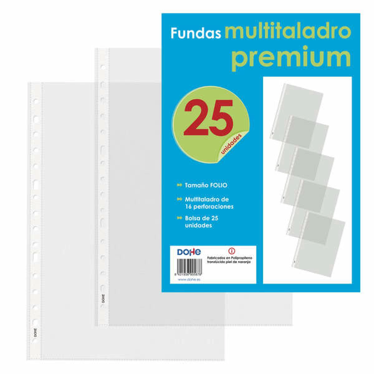 Thumbnail-Capas Dohe 25 Premium Multidrill com 16 perfurações – Polipropileno robusto