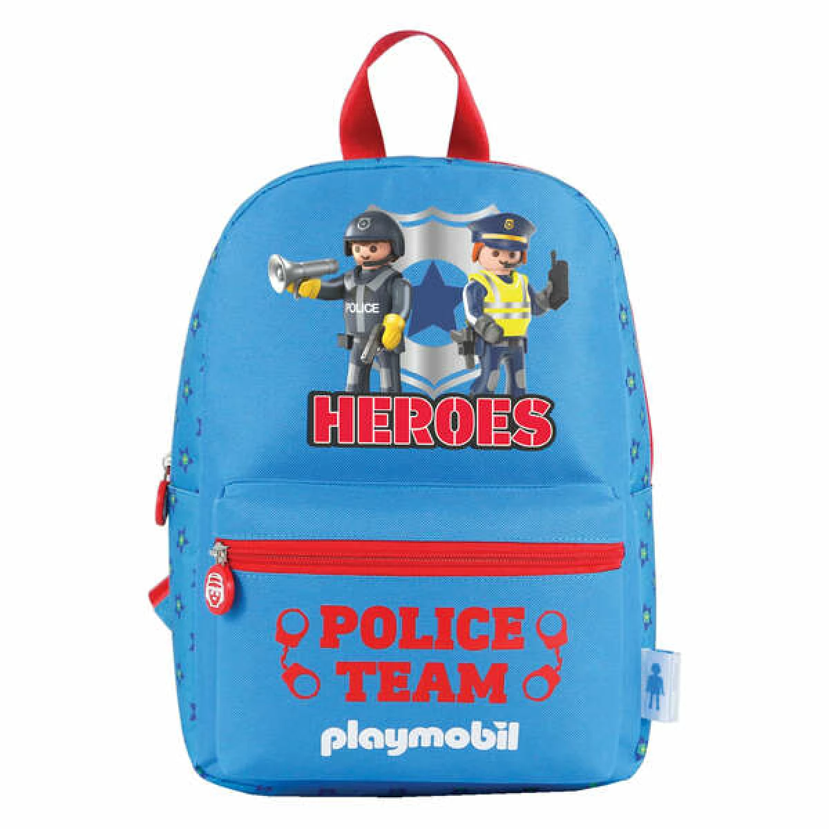 Thumbnail-Mochila infantil de poliéster Dohe – Alças largas reforçadas – Grande compartimento principal com zíper – Bolso interno e frontal com zíper – Acolchoado e reforçado