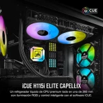 Galery – VENTO CPU CORSAIR ICUE H100I ELITE CAPELLIX XT BRANCO CW-9060072-WW0