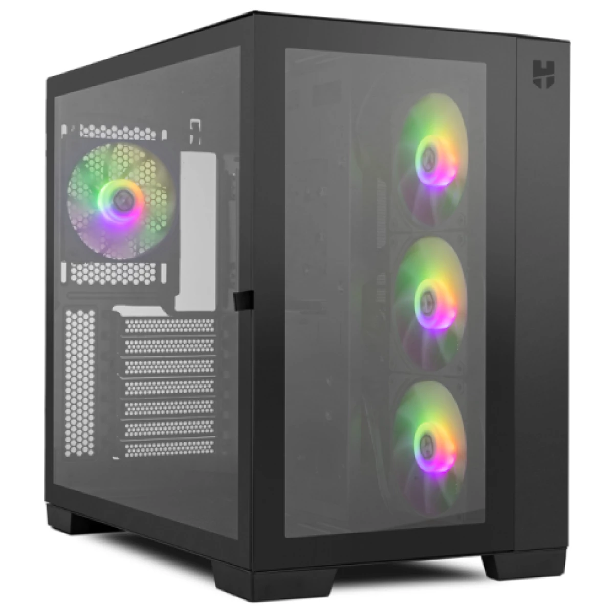 Thumbnail-Caixa NOX Hummer Astra ARGB Mid Tower Black ATX