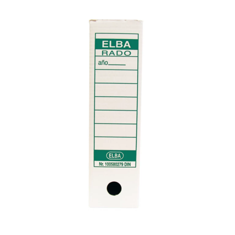 Thumbnail-Caixa de Arquivo Definitiva Elba A4 – Resistente e Durável – Tamanho Padrão A4 – Design Elegante e Funcional – Cor Branco e Verde
