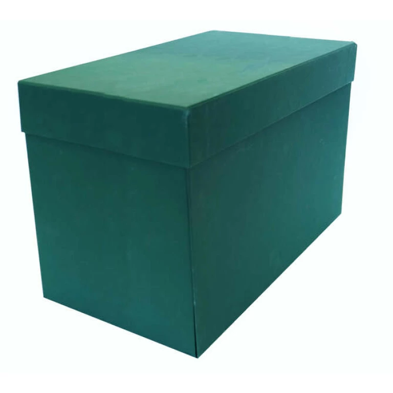 Thumbnail-Caixa de Transferência Resistente Elba 38,5×25,3cm – com Tampa Articulada – Fabricada em Cartão Reciclado – Ideal para Arquivar Documentos – Cor Verde