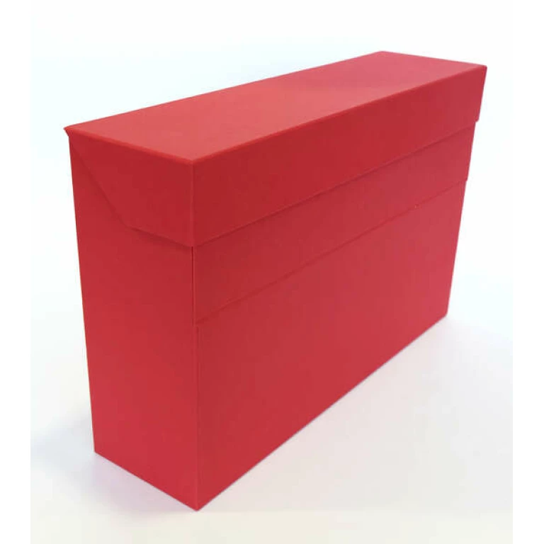 Thumbnail-Caixa de Transferência Resistente Elba 39,6×25,4cm – Tampa com Trava de Segurança – Alça Ergonômica – Cor Vermelho Intenso