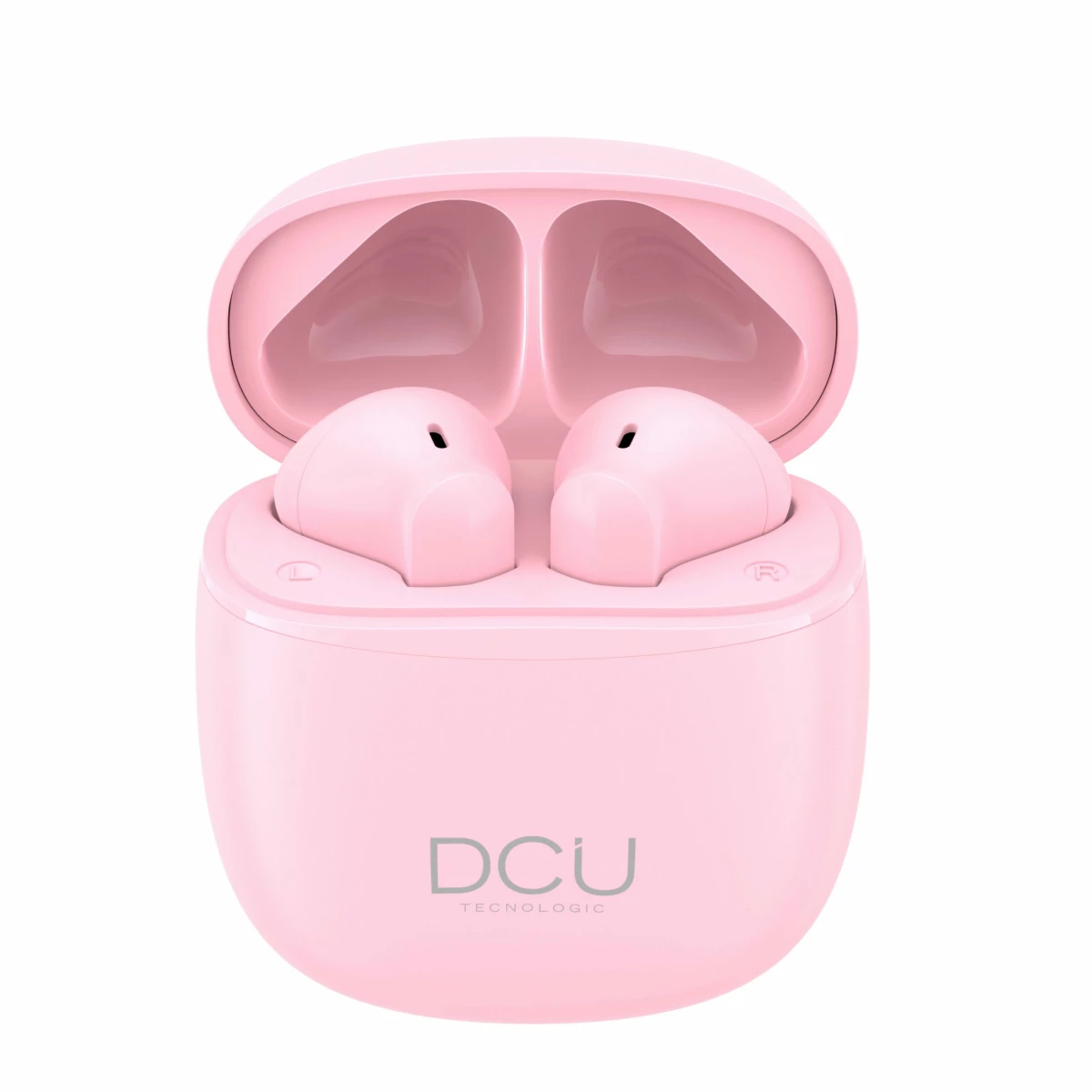 Thumbnail-DCU Tecnologic Auriculares Mini Mate Bluetooth 5.1 – Liberdade e conforto para suas músicas favoritas – Versão V5.1 – Bateria de longa duração – Alto-falante de alta qualidade – Conexão estável até 10m – Cor Rosa