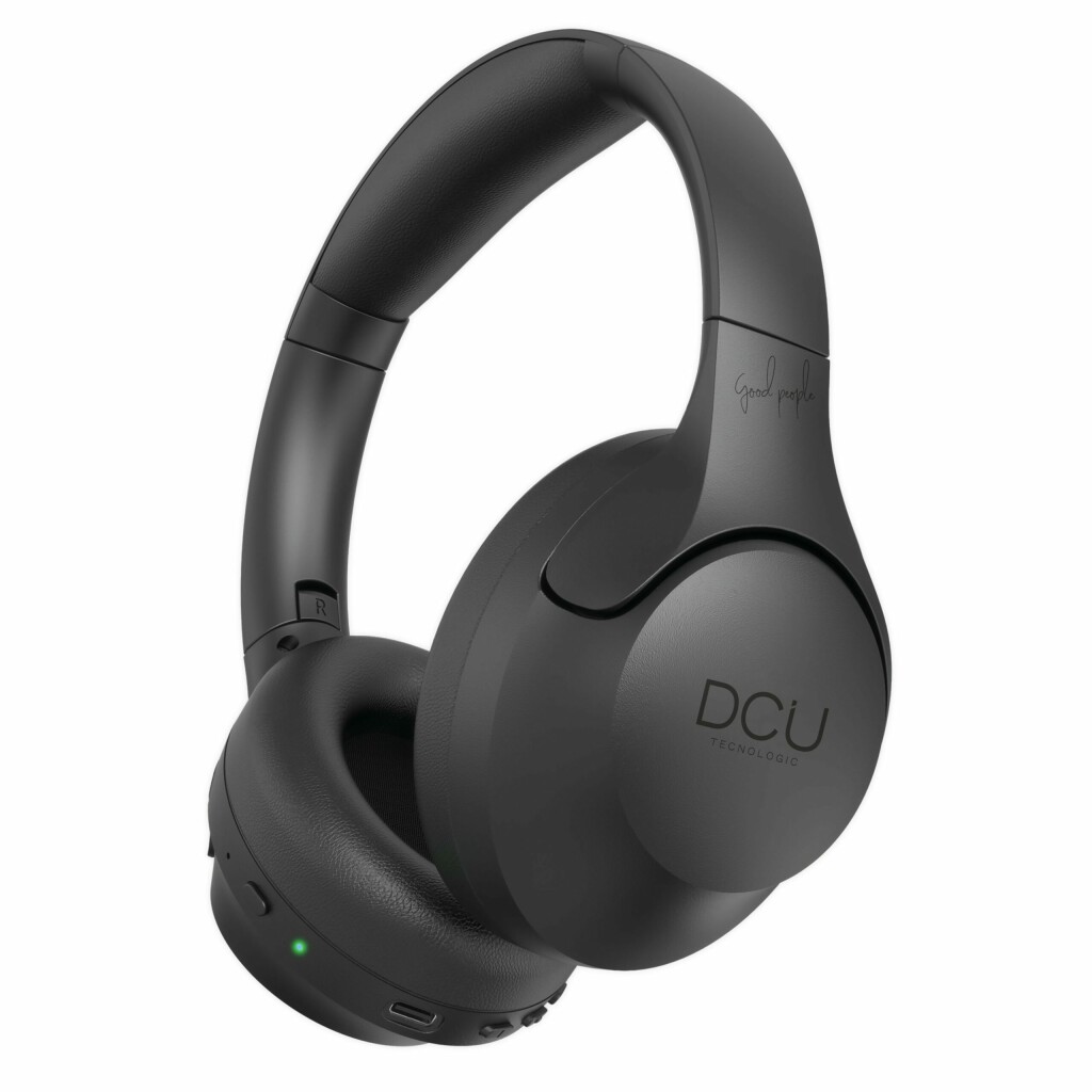 Thumbnail-DCU Tecnologic True Immersive Anc Bluetooth Headphones – Som surround de alta qualidade – Versão Bluetooth 5.3 – Microfones de alta sensibilidade – Bateria de longa duração – Cor preta