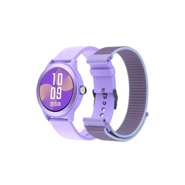 Thumbnail-SPC Smartee Duo Vivo Reloj Smartwatch Tela Redonda 1.27″ – Mais de 100 Modalidades Esportivas – Monitoramento de Saúde – Resistência IP68 – Cor Violeta