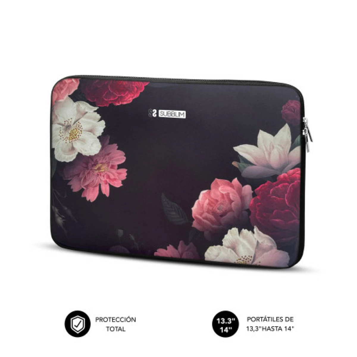 Galery – SUBBLIM Capa para computador de neoprene manga moderna Neo Flowers 13,3-14″0