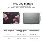 Galery – SUBBLIM Capa para computador de neoprene manga moderna Neo Flowers 13,3-14″0