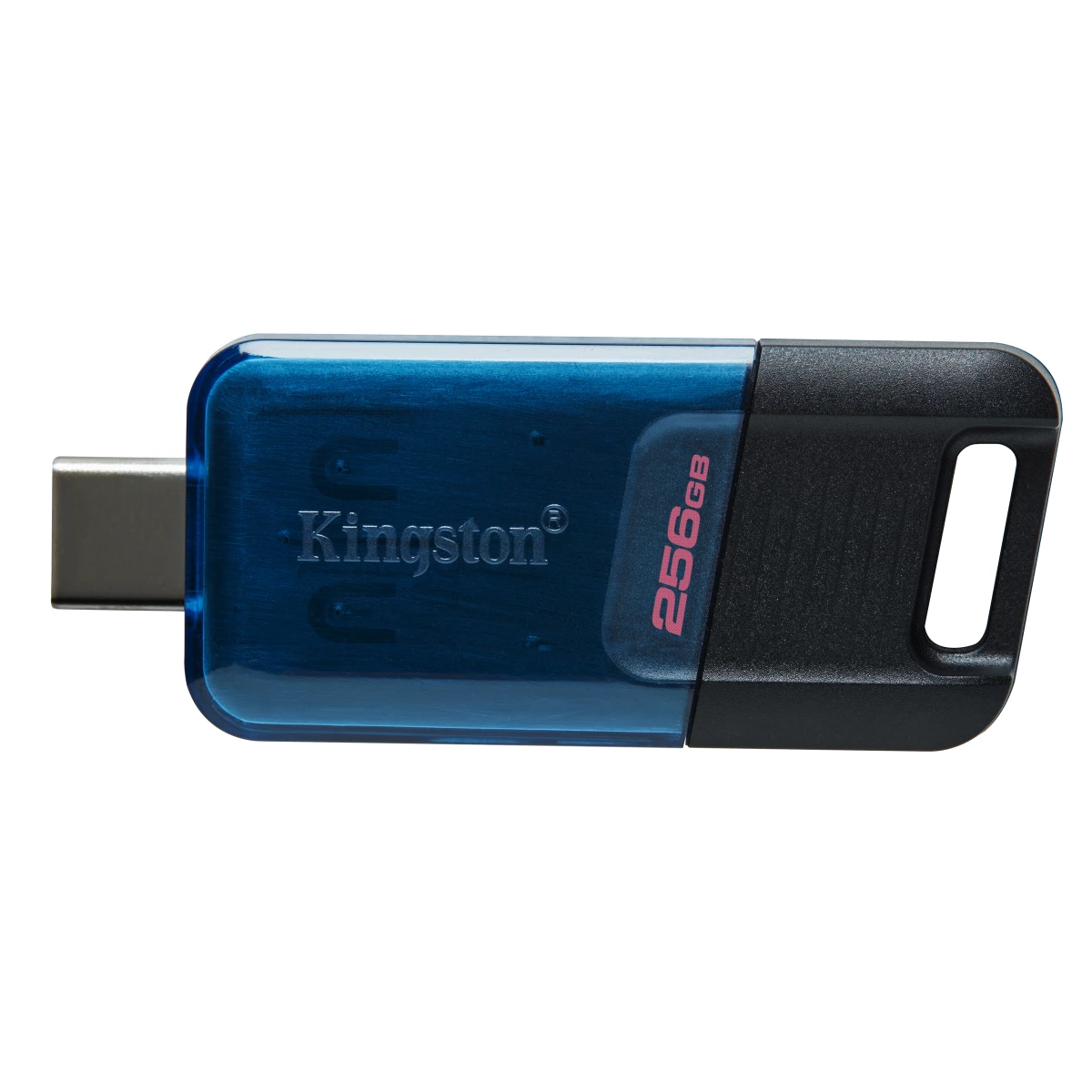 Galery – Kingston Technology DataTraveler 80 M unidade de memória USB 256 GB USB Type-C 3.2 Gen 1 (3.1 Gen 1) Preto, Azul0