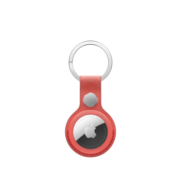 Thumbnail-Apple AirTag FineWoven Key Ring – Coral