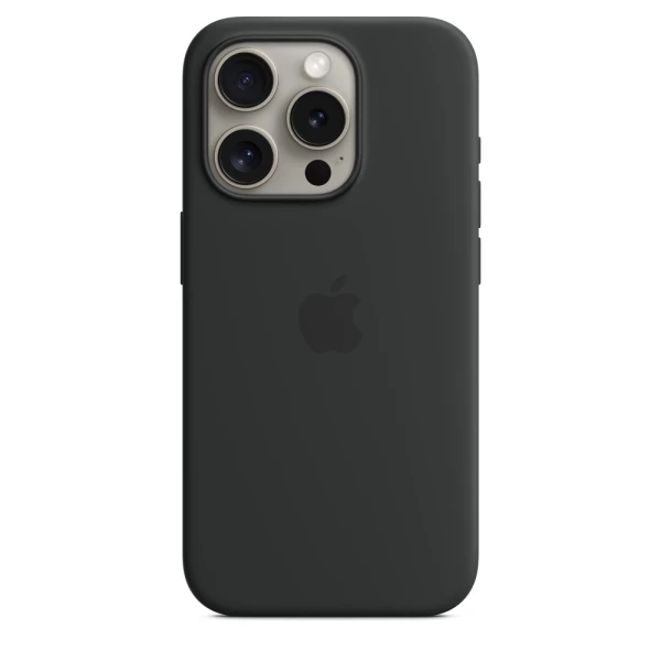 Thumbnail-Capa iPhone 15 Pro Silicone Case with MagSafe – Black