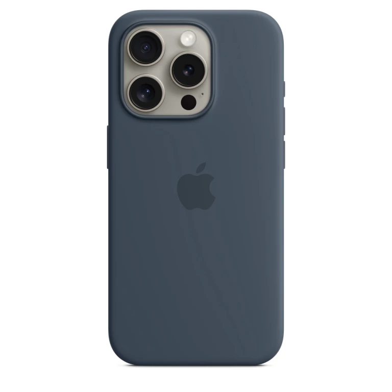 Thumbnail-Capa iPhone 15 Pro Silicone Case with MagSafe – Storm Blue