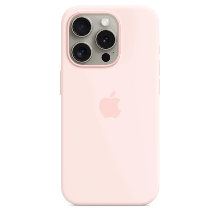 Thumbnail-Capa iPhone 15 Pro Silicone Case with MagSafe – Light Pink