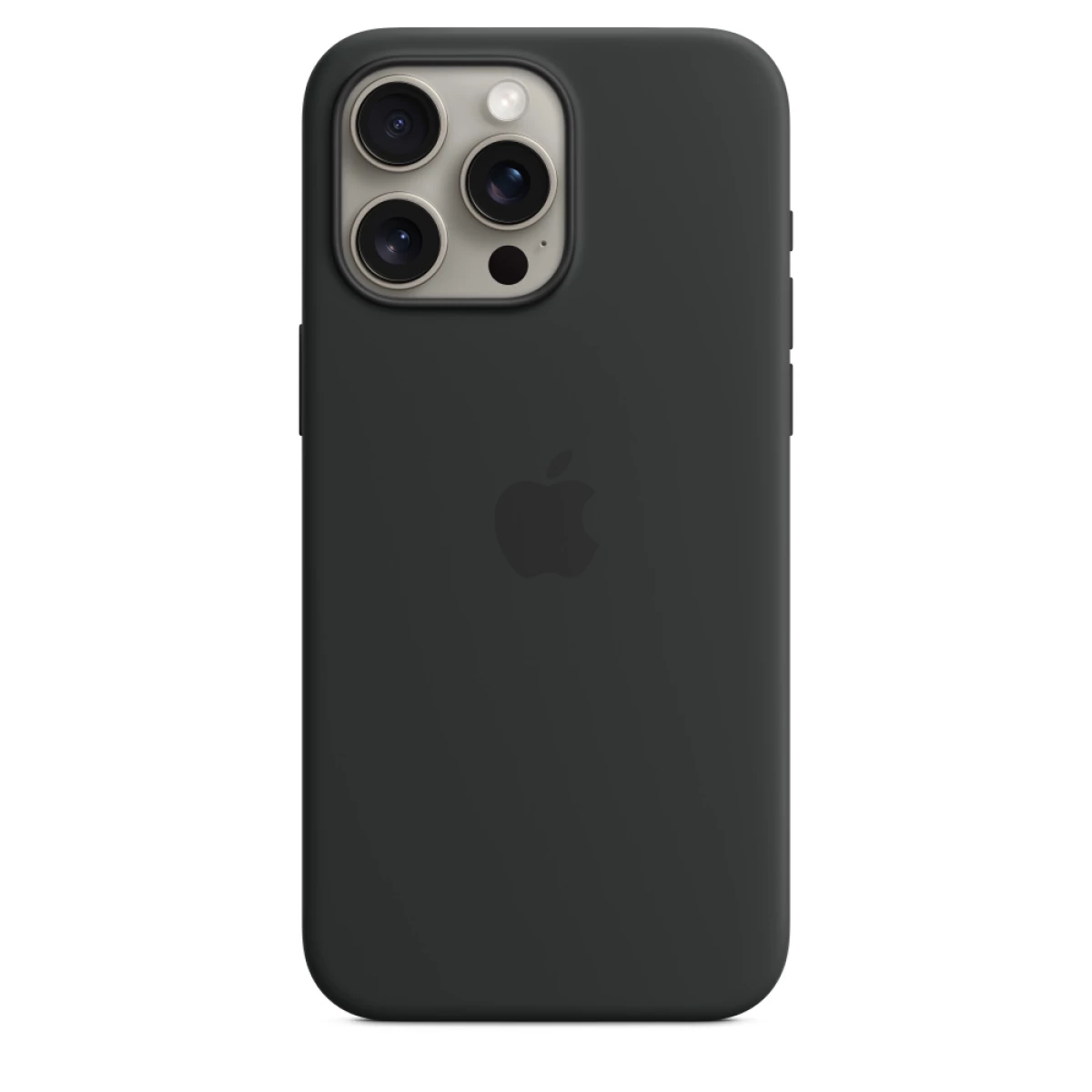 Thumbnail-Capa iPhone 15 Pro Max Silicone Case with MagSafe – Black