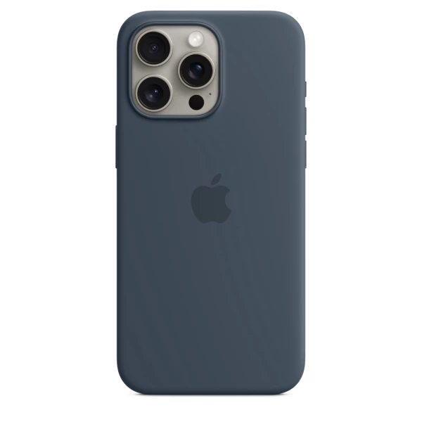 Thumbnail-Capa iPhone 15 Pro Max Silicone Case with MagSafe – Storm Blue