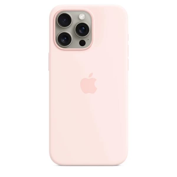 Thumbnail-Capa iPhone 15 Pro Max Silicone Case with MagSafe – Light Pink