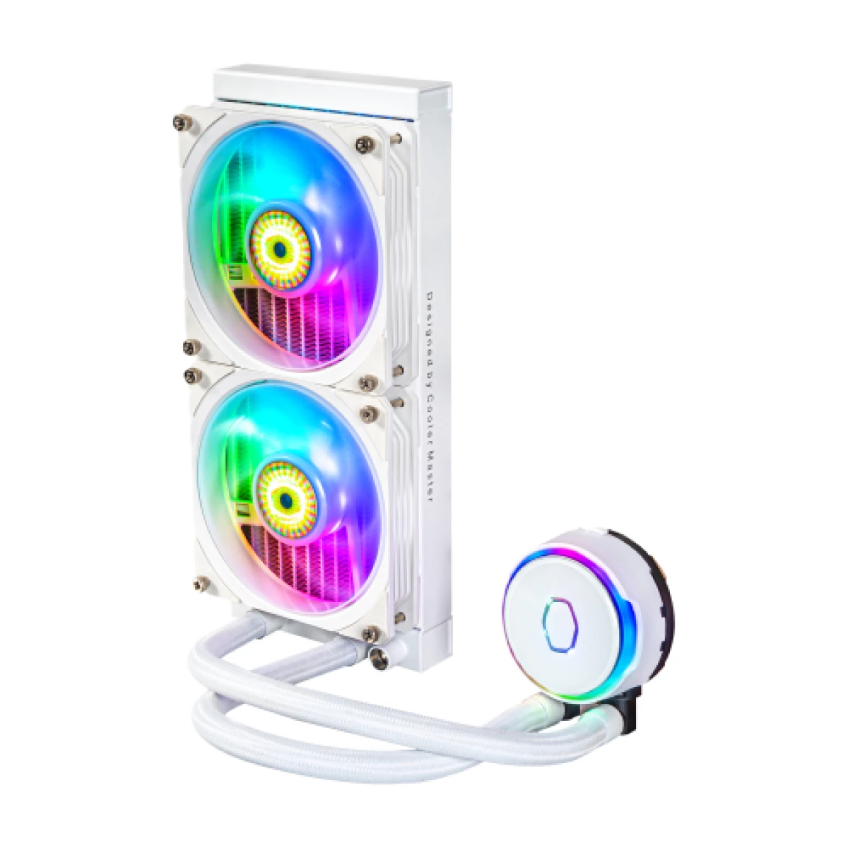 Galery – Cooler Master MasterLiquid PL240 Flux White Edition Gabinete para computador Kit de refrigeração líquida 12 cm Branco0