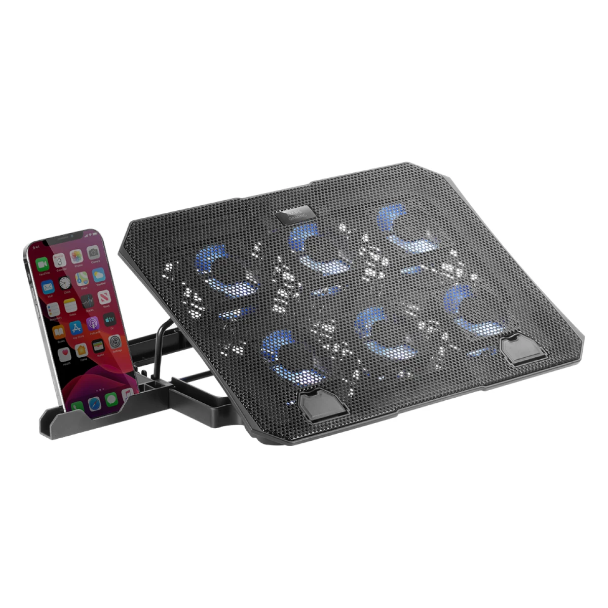 Thumbnail-Cooler MARS GAMING MNBC23 NOTEBOOK COOLER & STAND, 6x FANS, PHONE HOLDER, UP TO 16″