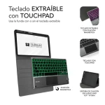 Galery – Capa SUBBLIM com teclado retroiluminado KEYTAB Pro BT Touchpad Ipad 10,9″ 10ª geração preta0