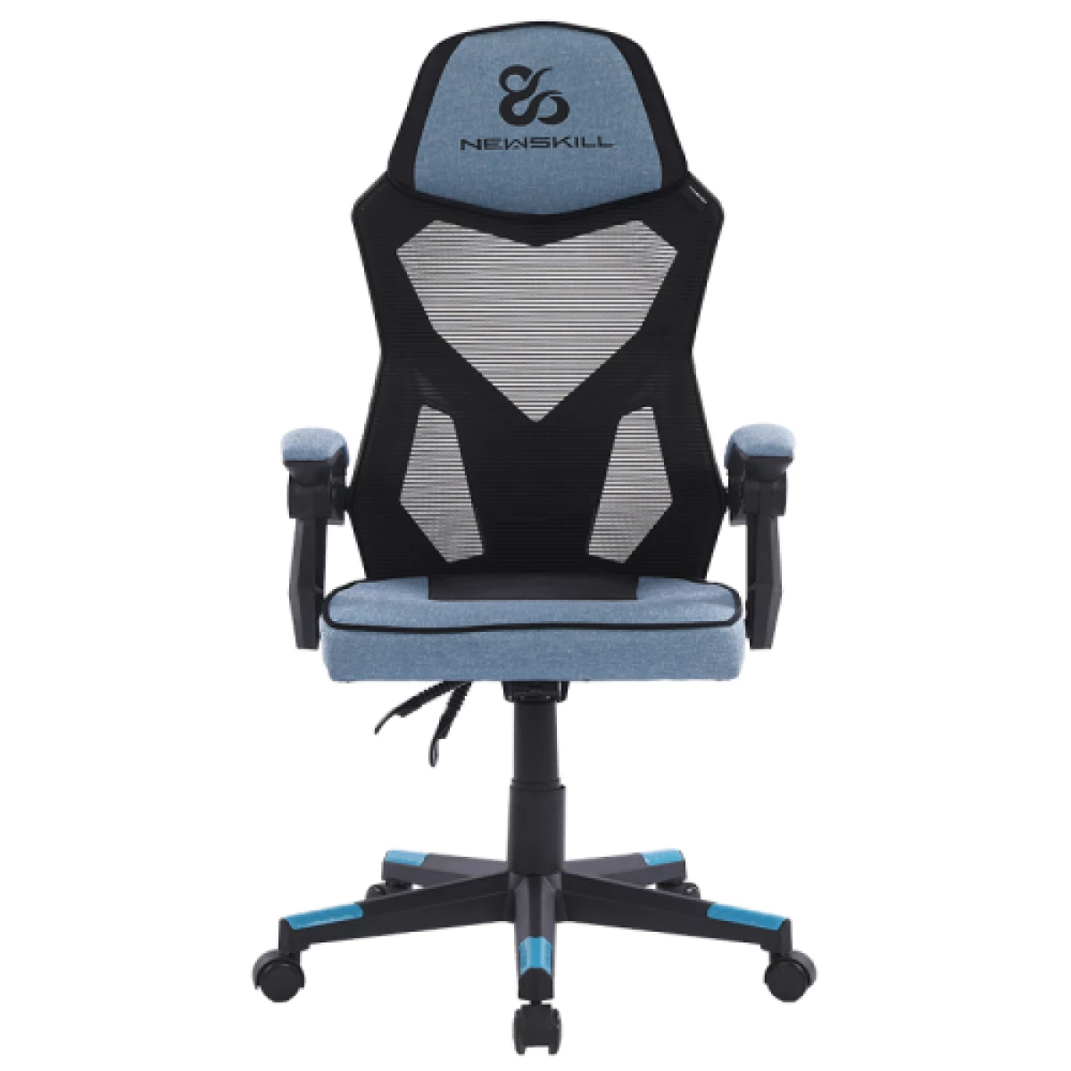 Thumbnail-Newskill Gaming Eros Silla para videojuegos de PC Asiento acolchado Black, Azul, Gris