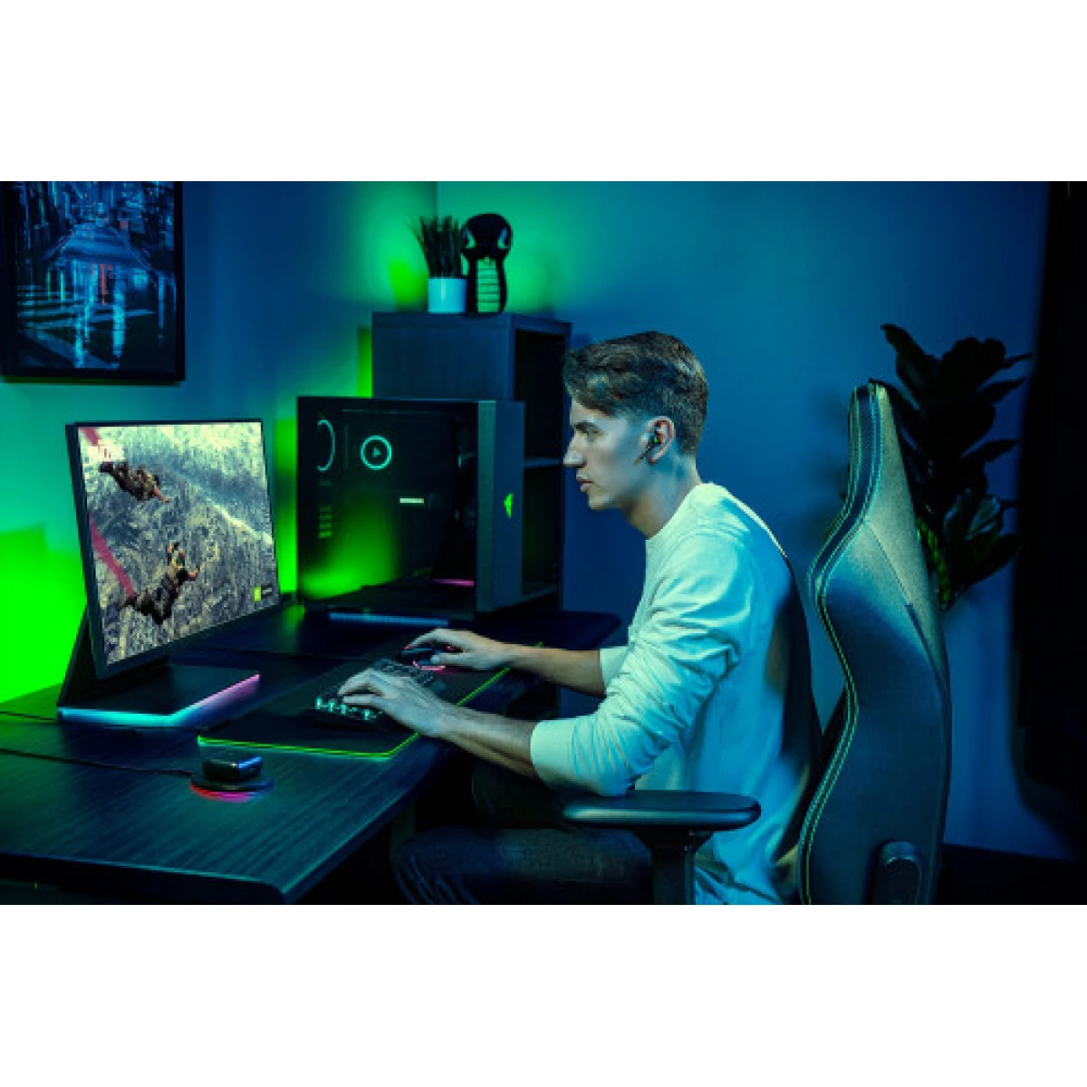 Galery – Razer Hammerhead Pro HyperSpeed ​​Auriculares True Wireless Stereo (TWS) Dentro de ouvido Game Bluetooth Preto0